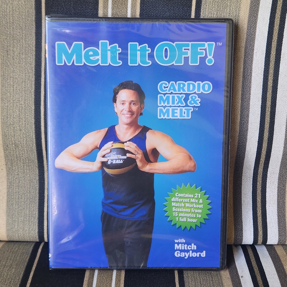🖤 MITCH GAYLORD MELT IT OFF DVD CARDIO MIX & MELT BRAND NEW SEALED